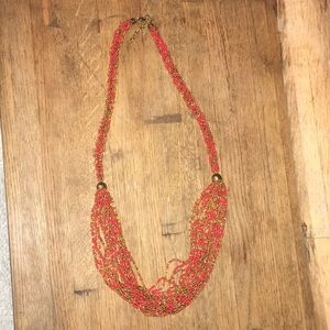 Red and Gold Necklace
